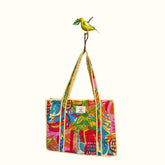 Grand tote bag "Botanical Carnival"